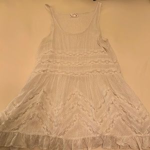 Voile and Lace Trapeze Slip